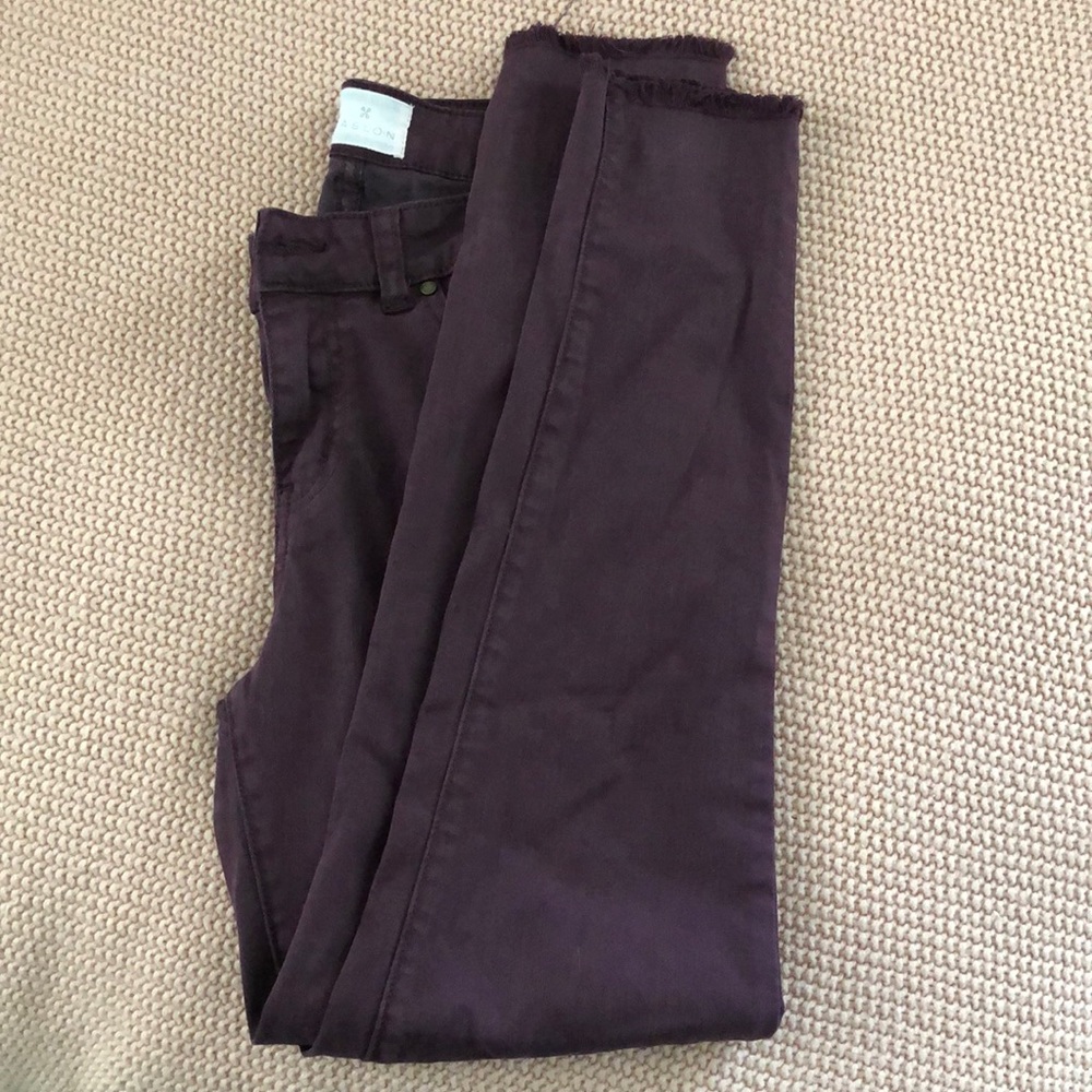 Nordstrom maroon jeans